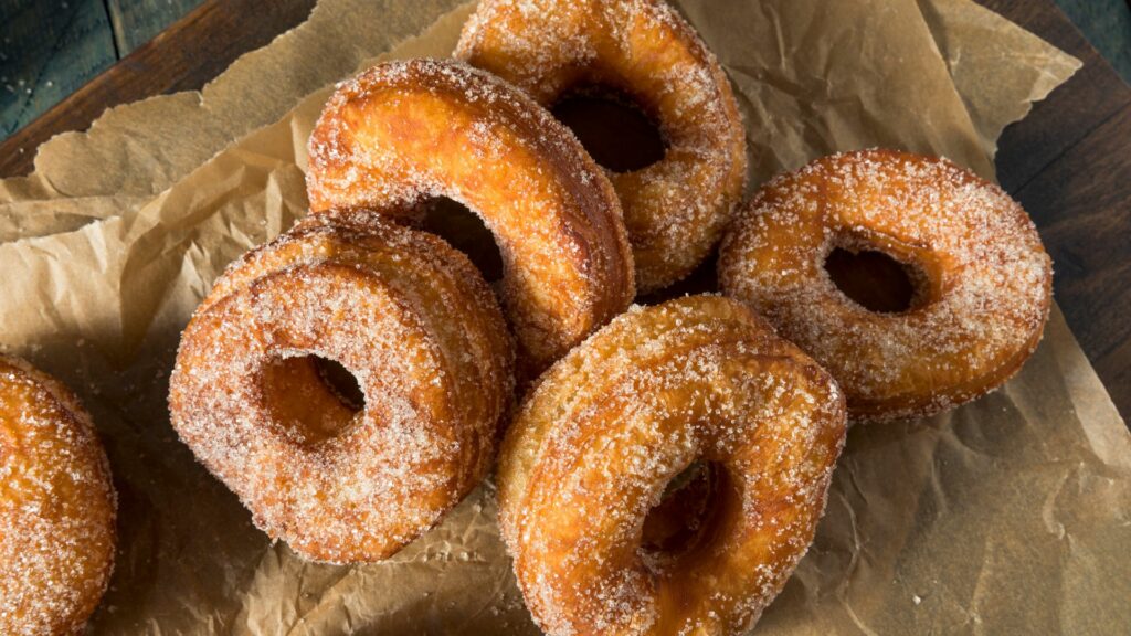 Traditional Italian Fried Doughnuts for Breakfast