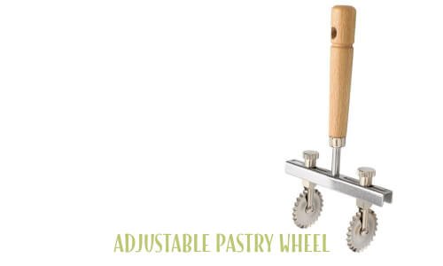 Adjustable pastry wheel